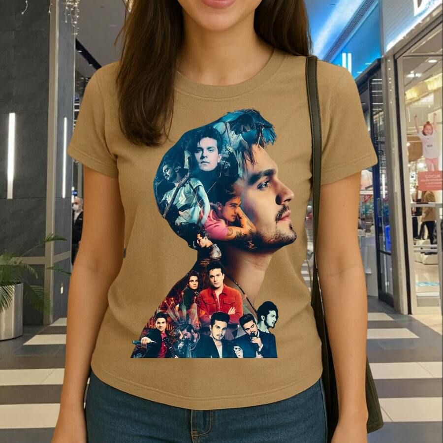 Luan Santana Fan T-Shirt Launch Premium Mesh - 米色 - 查看 1