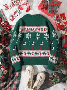 Women Sweaters - Green - View 2