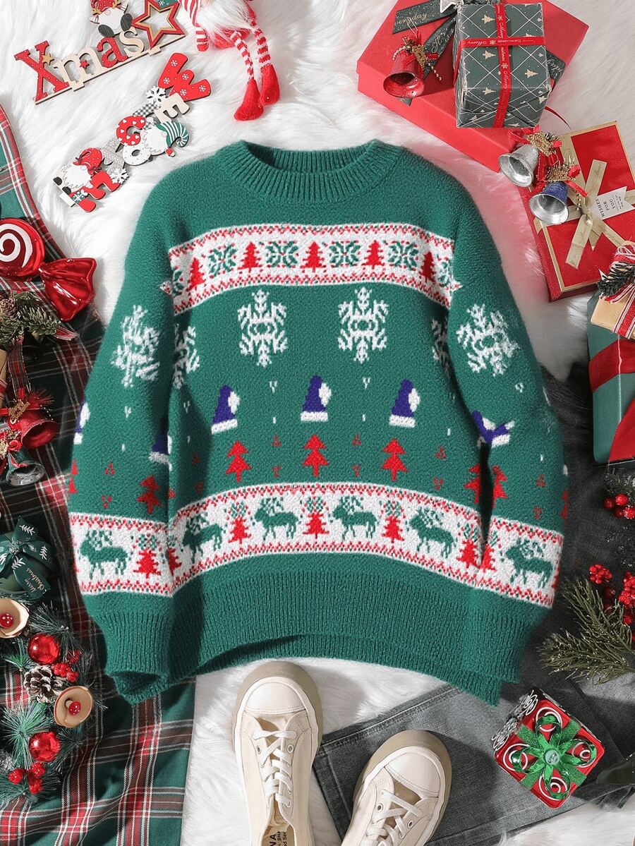 Women Sweaters - Green - View 1