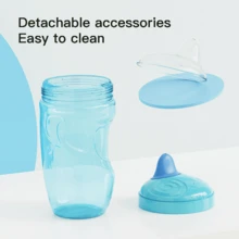 1PC 300ml/10oz Duck Spout Sippy Cup, PP Large Capacity, Portable & Anti-Drop Water Bottle, With Dust-Proof Lid, Leak-Proof & Dust-Proof, Drinking - Multicolor - View 9