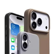 Magnetic Leather Case Cover With MagSafe Induction Protection For IPhone 17, 17Air, 17Pro, 17ProMax - 綠色 - 查看 5