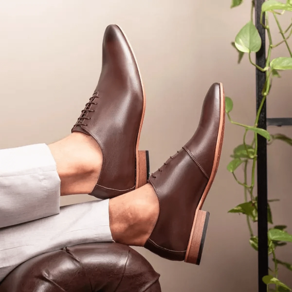 Dress Shoes - 鏽棕色 - 查看 1