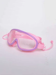 1pc Kids Swimming Goggles, Waterproof Anti-Fog Anti-Leak Large Frame Swimming Goggles, Suitable For 4-16 Years Old Boys And Girls, High Definition Swimming Equipment - Multicolor - View 7