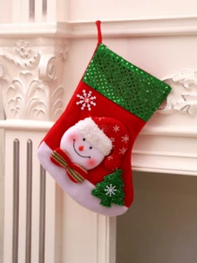 3pcs/1pc Christmas Stockings, Christmas Gift Bags, Christmas Socks Hanging Ornaments, Christmas Tree Decorations