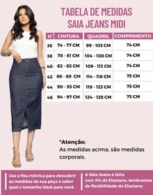 FACE JEANS WEAR Women's Long Jeans Skirt Evangelical Midi Cos High Plus Size Tailoring Church Woman Cargo Basic Traditional Elegant Premium Gift High Waist Comfortable - 深色水洗藍 - 查看 3