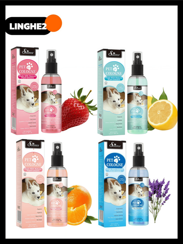100ml Pet Fragrance Spray, Deodorizing Fragrance For Dogs And Cats