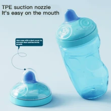 1PC 300ml/10oz Duck Spout Sippy Cup, PP Large Capacity, Portable & Anti-Drop Water Bottle, With Dust-Proof Lid, Leak-Proof & Dust-Proof, Drinking - Multicolor - View 10
