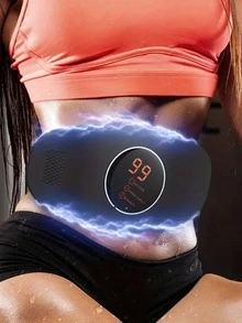 Fitness Device For Abdominal Muscle Training, Muscle Stimulator, Waist Trimmer, Abdominal Muscle Patch, Home Gym Equipment Muscle Toner Machine For Men Women