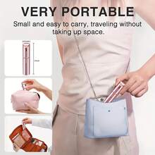 Women's Electric Facial Hair Remover & Epilator With LED Light - Portable, Lipstick-Sized, For Upper Lip, Chin, Face, Legs, Wireless Design For Travel & Home Use, Painless Hair Removal, Compact & Easy To Use, Precise LED Light (Batteries Required)