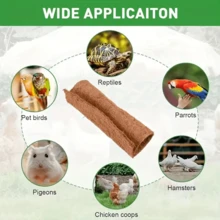 1-Pack Coir Chicken Nest Box Liners, 9.8"-11.8" Square, Soft & Absorbent Hen Nesting Pads, Poultry Coop Bedding, Ideal For Laying Hens