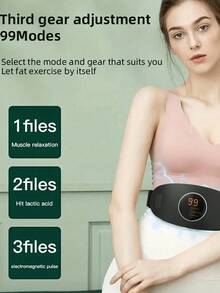 Fitness Device For Abdominal Muscle Training, Muscle Stimulator, Waist Trimmer, Abdominal Muscle Patch, Home Gym Equipment Muscle Toner Machine For Men Women