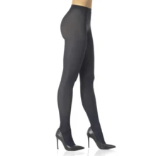 LUPO Opaque Wolf Tights Thread 40 5830-001 - Graphite - View 1