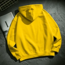 sudadera  para mujer  modelo LOS ANGELES ANIMAL PRINT ROSA  hoodie  con gorro y canguro  estampado  calientita para el frio - Amarillo - Ver 2