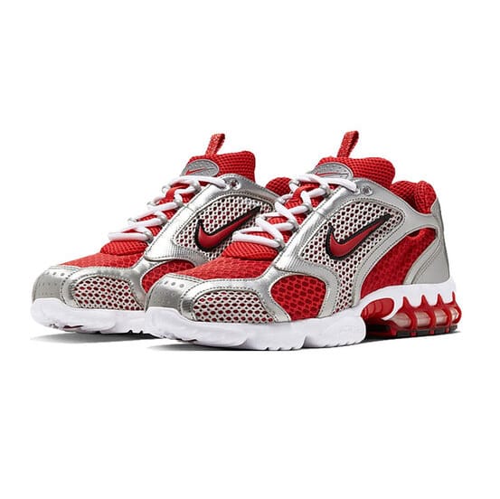 Nike 耐克减震耐磨训练男跑鞋 新款轻便舒适软底户外运动鞋 AIR ZOOM SPIRIDON CAGE 时尚休闲运动鞋 运动必备 CJ1288-600 - 銀紅色 - 查看 1