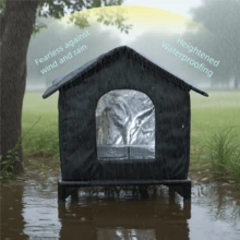 户外猫舍，冬季户外猫屋，猫舍，防水辅助，易于清洗的宠物猫屋 Wanderingsgrange