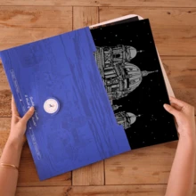 A3 Größe Stadt Landschaft Kratzbild Malset, kreatives DIY Zeichnen Set für Erwachsene, farbiges Kratzbild Papier, Geburtstags-/Feiertags-/Weihnachts-/Neujahrgeschenk - Verschiedenfarbig - Übersicht 7