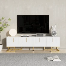 Television Stands & Entertainment Centers - White - View 2