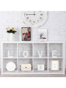 亚克力书架，可调节透明书籍展示架，艺术展示架，适用于家庭、办公室、返校、漫画书、CD、杂志、明信片、艺术品 - 彩色 - 查看 6