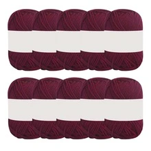 10pcs Embroidery Floss, Acrylic Yarn For DIY Crochet, Knitting Hats, Scarves, Cushions - Multicolor - View 21