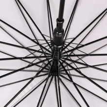Large Reinforced 16-Bone Double-Bone Umbrella - 灰色 - 查看 5