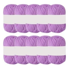 10pcs Embroidery Floss, Acrylic Yarn For DIY Crochet, Knitting Hats, Scarves, Cushions - Multicolor - View 18