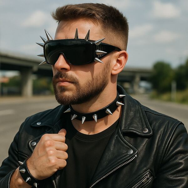 Gafas de sol de motocicleta con estilo Y2K, gafas de sol unisex con diseño de marco independiente, marco compuesto de metal y policarbonato y decoración de bisagras de metal | Versátil para hombres y mujeres, retro, perfectas para fiestas, escuela, compras, uso casual, Halloween, Navidad, Pascua, Día de San Valentín, Día de la Independencia, Acción de Gracias, Año Nuevo, regalos de cumpleaños - Gafas de sol esenciales para viajar