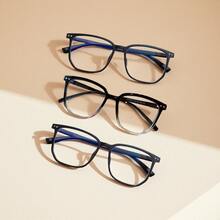 全新普通轻质装饰眼镜，便携、轻便、无感佩戴眼镜，适用于电脑、工作电话、工作眼睛、轻质镜框、无感佩戴、日常佩戴眼镜