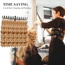 Braiding Hair Rack Standing Hair Extension Holder Hanger, 144 Pegs Hair Divider Rack For Braiding Hair Separator Stand Display Stand - 黑色 - 查看 6