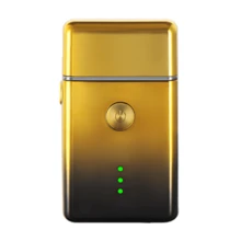 GERTZY 1pc Portable USB-C Rechargeable Electric Shaver For Men, Equipped With Precision Blades, Cleaning Brush And Convenient Carrying Design, Black Compact Body, Stylish And Compact Design Can Be Easily Placed In Your Travel Bag Or Shaving Kit, Ideal Choice For Easy Trimming Anytime, Anywhere - Multicolor - View 13