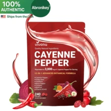 Cayenne Pepper Softgels Supplement – 12-In-1 Botanical Formula With Vitamin E, D3 + K2, Grape Seed, Hawthorn Berry, Beetroot, Berberine & Turmeric – Supports Circulation, Heart & Vascular Wellness – 240 Softgels (80-Day Supply) - Pack of 1 - 查看 1