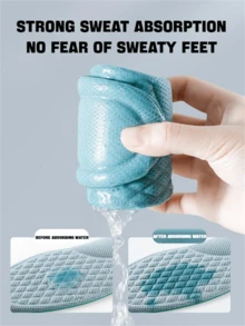 2 Palmilhas Esportivas Desodorizantes para Sapatos, Macias, Confortáveis, Respiráveis e com Absorção de Impacto, para Homens e Mulheres. Acessórios para Sapatos e Botas, Ideal para Volta às Aulas, Isolamento Térmico, Dia das Amigas, Dia dos Filhotes e Carnaval.