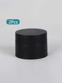 2Pcs/Set 15-50g Make Up Jar Cosmetic Empty Container Small Refillable Bottles Plastic Round Lid Cream Travel Pot