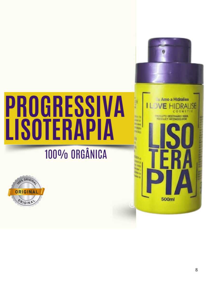 Lisoterapia Progressiva Orgânica Sem Formol Original 500ml  - Liso Imediato - Roxo - Visão 1