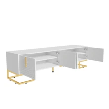 Television Stands & Entertainment Centers - White - View 10