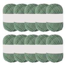 10pcs Embroidery Floss, Acrylic Yarn For DIY Crochet, Knitting Hats, Scarves, Cushions - Multicolor - View 16
