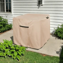Heavy-Duty Air Conditioner Covers For Outdoor Units - Durable 900D Oxford Fabric Winter AC Cover Fits Up To 36x36x39 Inches - Waterproof, Windproof, And UV-Resistant Square Outdoor AC Unit Protection - Protect Your Outdoor Units With Premium Quality Protection