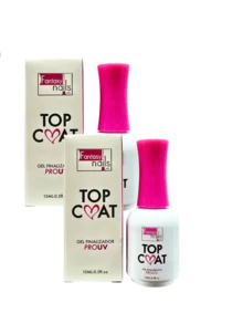 Nuevo Top Coat Ultrabrillo Fantasy Nails 15ml - Rosa - Ver 3