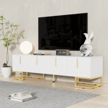 Television Stands & Entertainment Centers - White - View 7