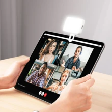 No 015062149-0001 Portable Selfie Fill Light With Clip, Suitable For Phone Camera, Video Conference, 3 Lighting Modes, Rechargeable, Compact, For Laptop/Phone/Tablet/Zoom/Makeup, Suitable For Selfie And Live Streaming, Portable Fill Light, 150mAh - BGD01 Square Fill Light - View 7