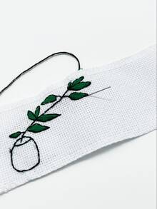 14ct White Cross Stitch Fabric, 7*19cm, 14ct Small Grid Cloth, DIY Design, Suitable For Beginners And Handicraft Lovers, All Seasons