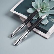 1 支豪华旋转金属圆珠笔（PU 皮革包装），无污渍墨水/适合学校家庭作业、商务会议和户外使用/非常适合学生/商务人士和送礼 - 时尚设计 - 查看 11