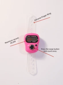 1个/5个/10个装弹簧耐久型纽扣电池计数器 | 持久耐用，无需频繁更换电池 - 彩色 - 查看 8