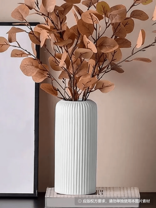 Plastic Roman Vase Living Room Vase Ornaments DIY Vase Flower Arrangement Simulation Vase Flower Pot Handmade Vase Suitable For Bedroom Wedding Living Room Home Desk European Modern Simple Ornaments