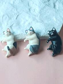 1pc Cat Design Fridge Magnet Best - Multicolor - View 6