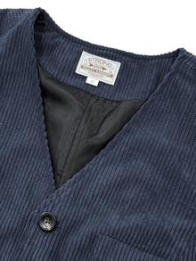 大码男士西装背心，宽松无袖 V 领纽扣，商务、社交、旅行、休闲