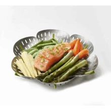Joseph Joseph Bloom Folding Steamer Basket For Vegetables, Expandable For Various Pans, Compact Storage - Green - ColorB - 查看 5
