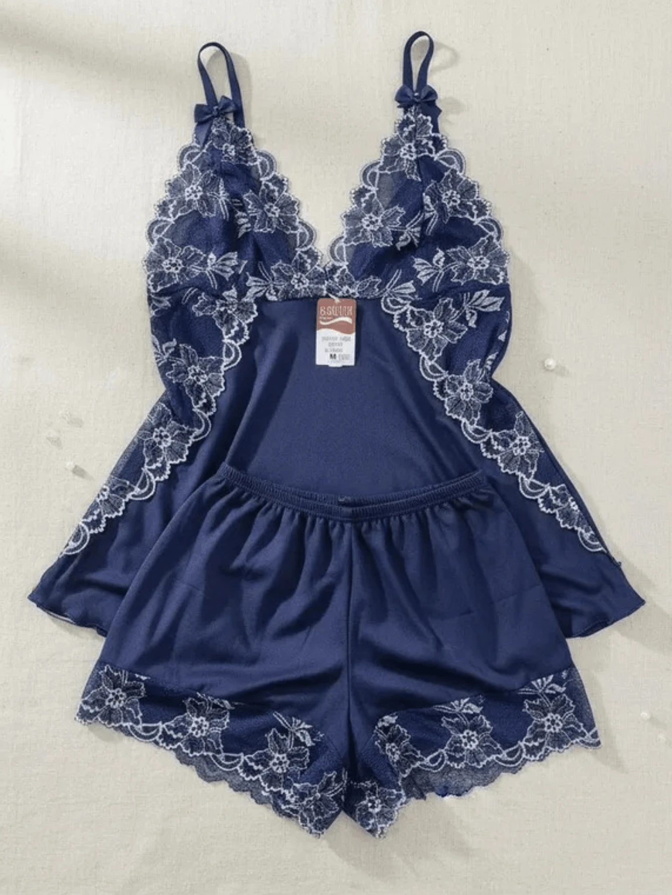 Baby Doll Suede PLUS SIZE Bicolor Pijama de Dormir Blusinha e Shortinho Confortável e Fresquinho