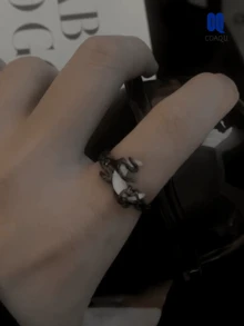 Anel ajustável aberto preto e branco com sol e lua, material de cobre, adequado para homens e casais, diário, festa, feriado, viagem, aniversário, feriado, presente de aniversário