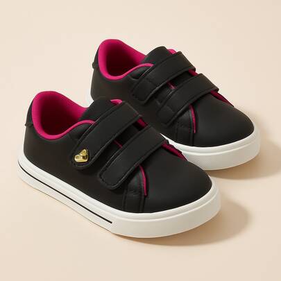 Tênis Infantil Menina Casual Duas Pontas Fecho Facil Tenis Feminino Escolar
