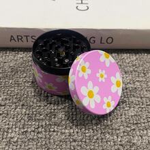 2inch 50mm Metal Flower Herb Grinder Mill Manual Mortar Grinder 4-Layers Pestle Zinc Alloy Crusher Cigarette Tobacco Grass Cigar Tools Smoking Accessories Gift - Flower - View 2